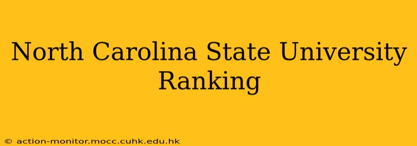 North Carolina State University Ranking