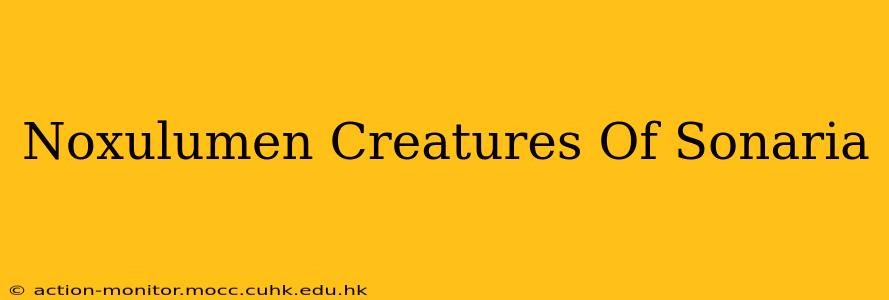 Noxulumen Creatures Of Sonaria