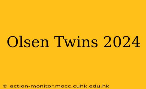 Olsen Twins 2024