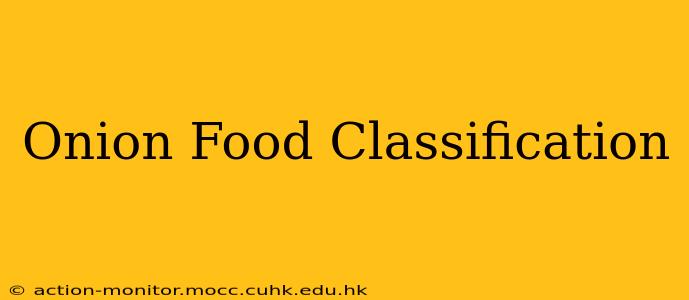 Onion Food Classification