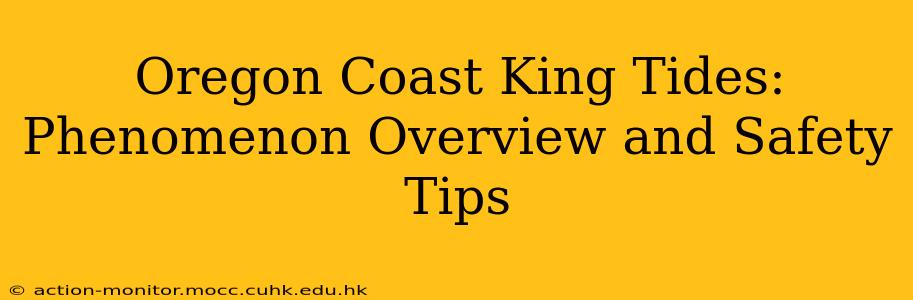 Oregon Coast King Tides: Phenomenon Overview and Safety Tips