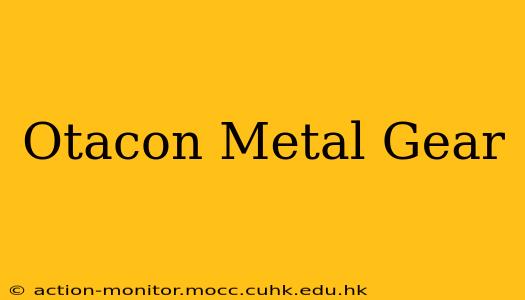 Otacon Metal Gear