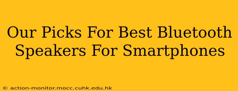 Our Picks For Best Bluetooth Speakers For Smartphones