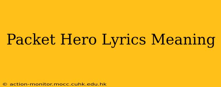 Packet Hero Lyrics Meaning