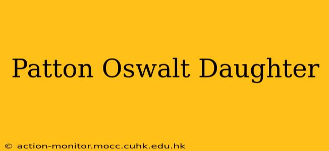 Patton Oswalt Daughter