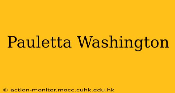 Pauletta Washington