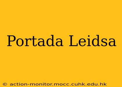 Portada Leidsa