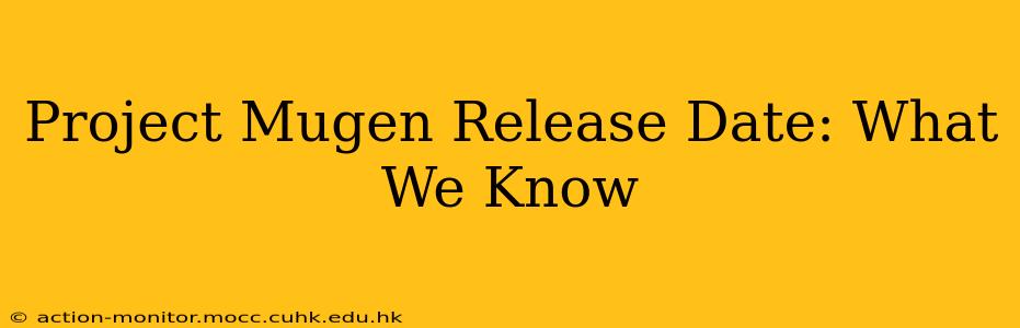 Project Mugen Release Date: What We Know