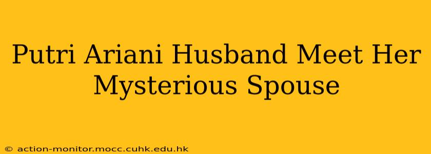 Putri Ariani Husband Meet Her Mysterious Spouse