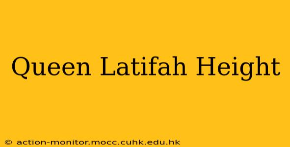 Queen Latifah Height