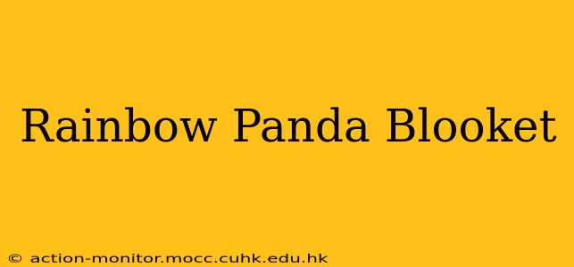 Rainbow Panda Blooket
