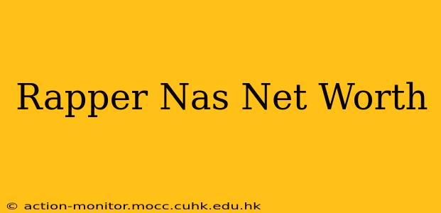 Rapper Nas Net Worth