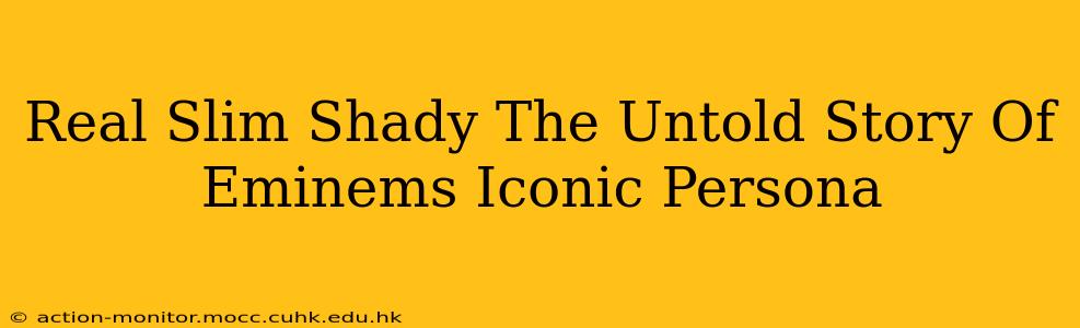 Real Slim Shady The Untold Story Of Eminems Iconic Persona