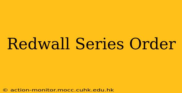 Redwall Series Order