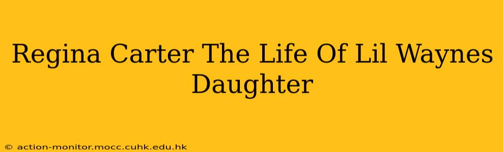Regina Carter The Life Of Lil Waynes Daughter