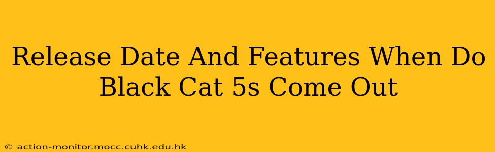 Release Date And Features When Do Black Cat 5s Come Out