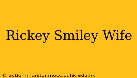 Rickey Smiley Wife