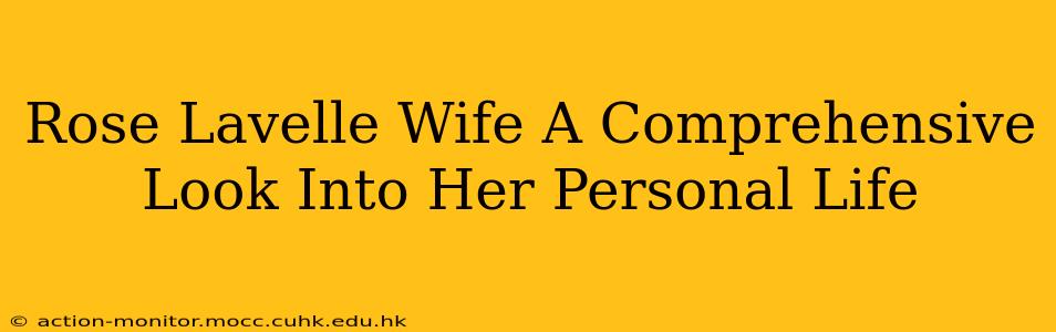 Rose Lavelle Wife A Comprehensive Look Into Her Personal Life