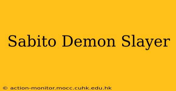 Sabito Demon Slayer