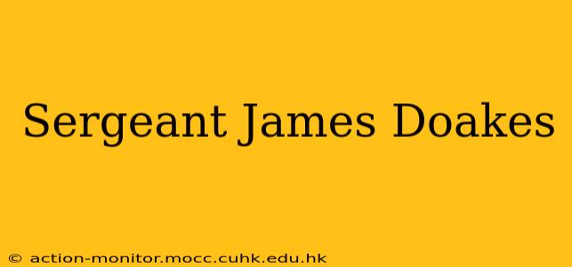 Sergeant James Doakes