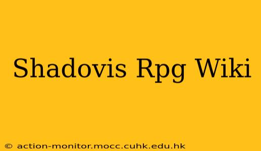 Shadovis Rpg Wiki