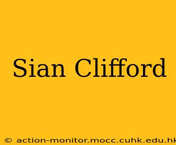 Sian Clifford