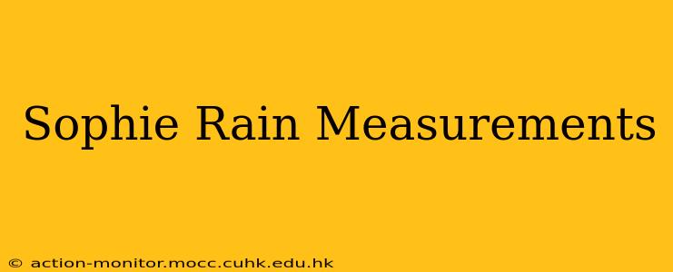 Sophie Rain Measurements