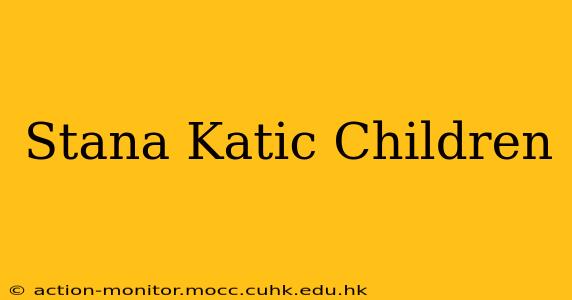 Stana Katic Children