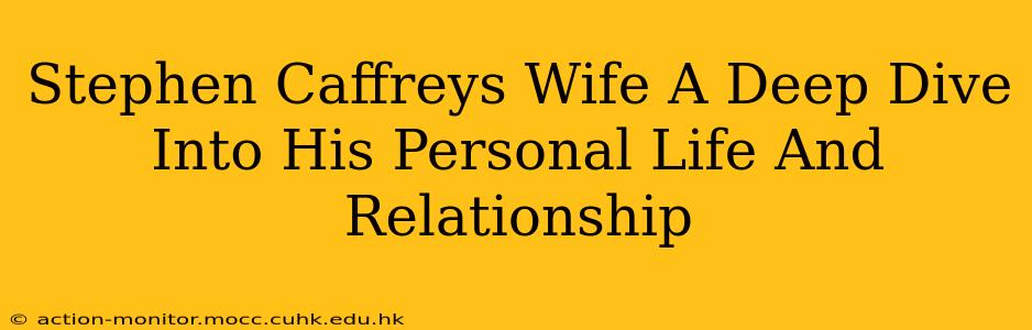 Stephen Caffreys Wife A Deep Dive Into His Personal Life And Relationship