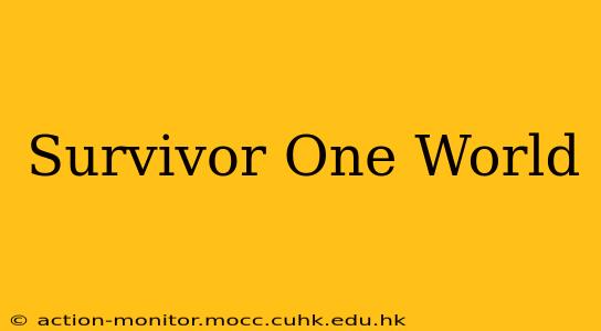 Survivor One World