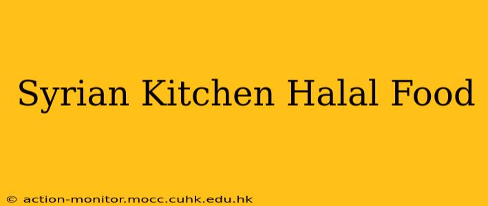 Syrian Kitchen Halal Food