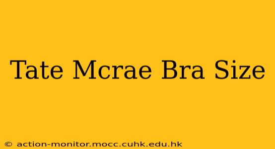 Tate Mcrae Bra Size