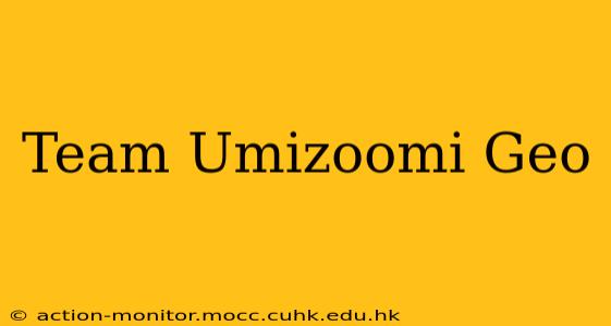 Team Umizoomi Geo