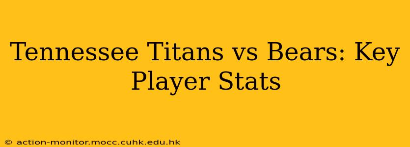 Tennessee Titans vs Bears: Key Player Stats
