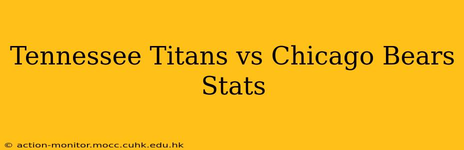 Tennessee Titans vs Chicago Bears Stats
