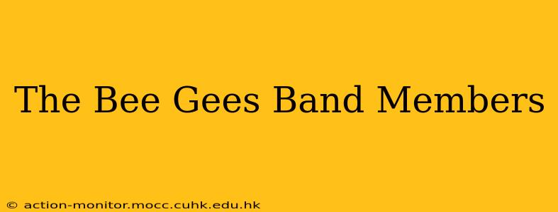The Bee Gees Band Members