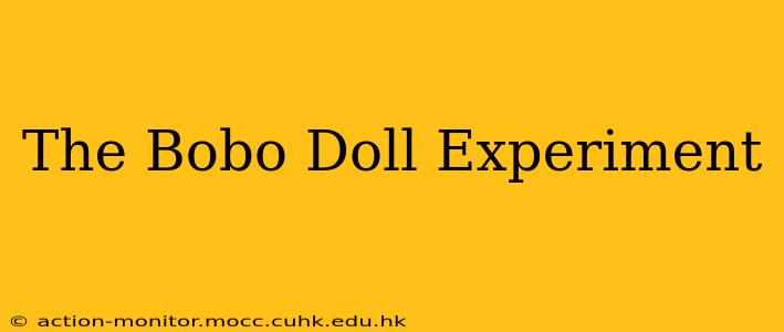 The Bobo Doll Experiment