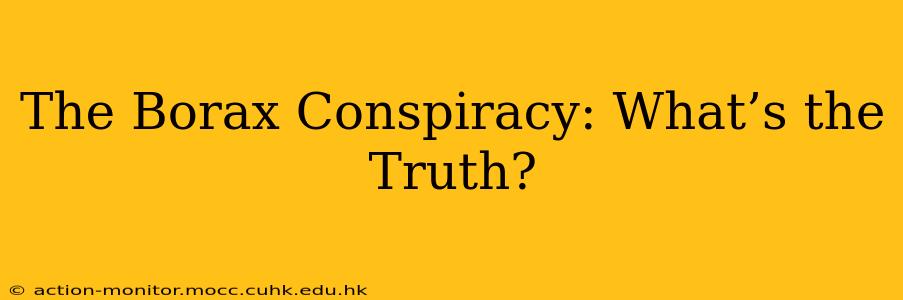 The Borax Conspiracy: What’s the Truth?