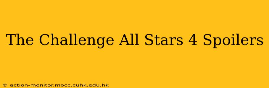 The Challenge All Stars 4 Spoilers
