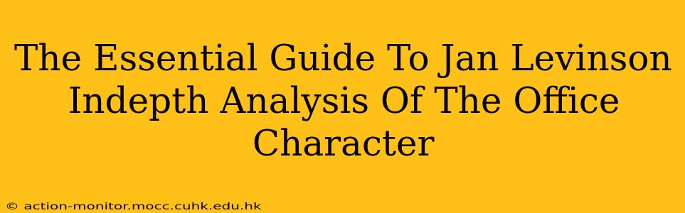 The Essential Guide To Jan Levinson Indepth Analysis Of The Office Character