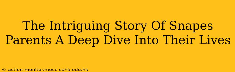The Intriguing Story Of Snapes Parents A Deep Dive Into Their Lives