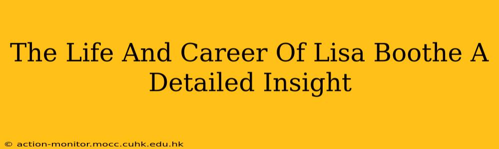 The Life And Career Of Lisa Boothe A Detailed Insight