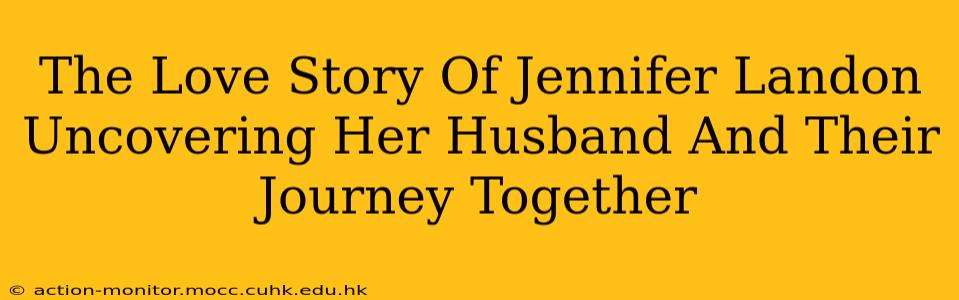 The Love Story Of Jennifer Landon Uncovering Her Husband And Their Journey Together