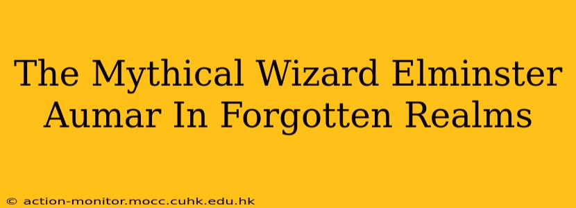 The Mythical Wizard Elminster Aumar In Forgotten Realms