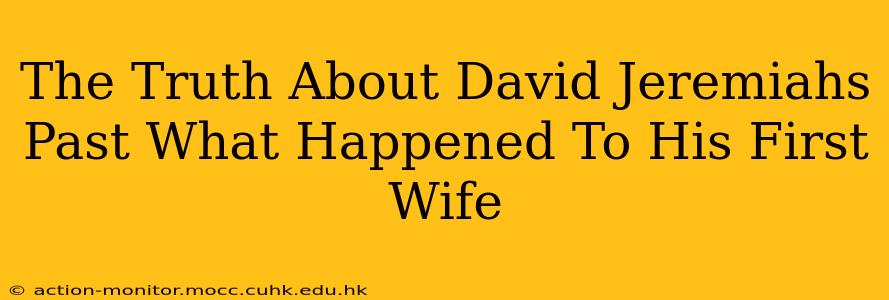 The Truth About David Jeremiahs Past What Happened To His First Wife