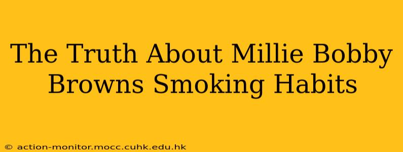 The Truth About Millie Bobby Browns Smoking Habits