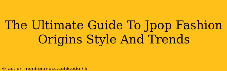 The Ultimate Guide To Jpop Fashion Origins Style And Trends