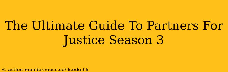 The Ultimate Guide To Partners For Justice Season 3