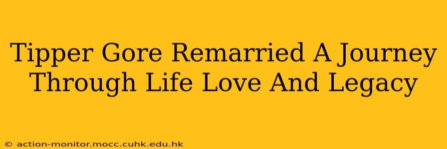 Tipper Gore Remarried A Journey Through Life Love And Legacy