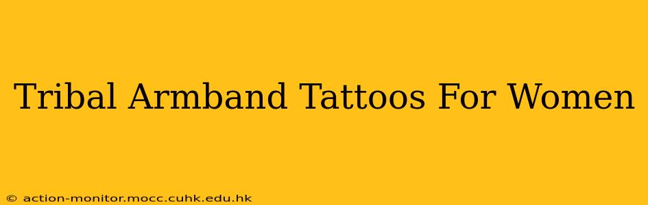 Tribal Armband Tattoos For Women